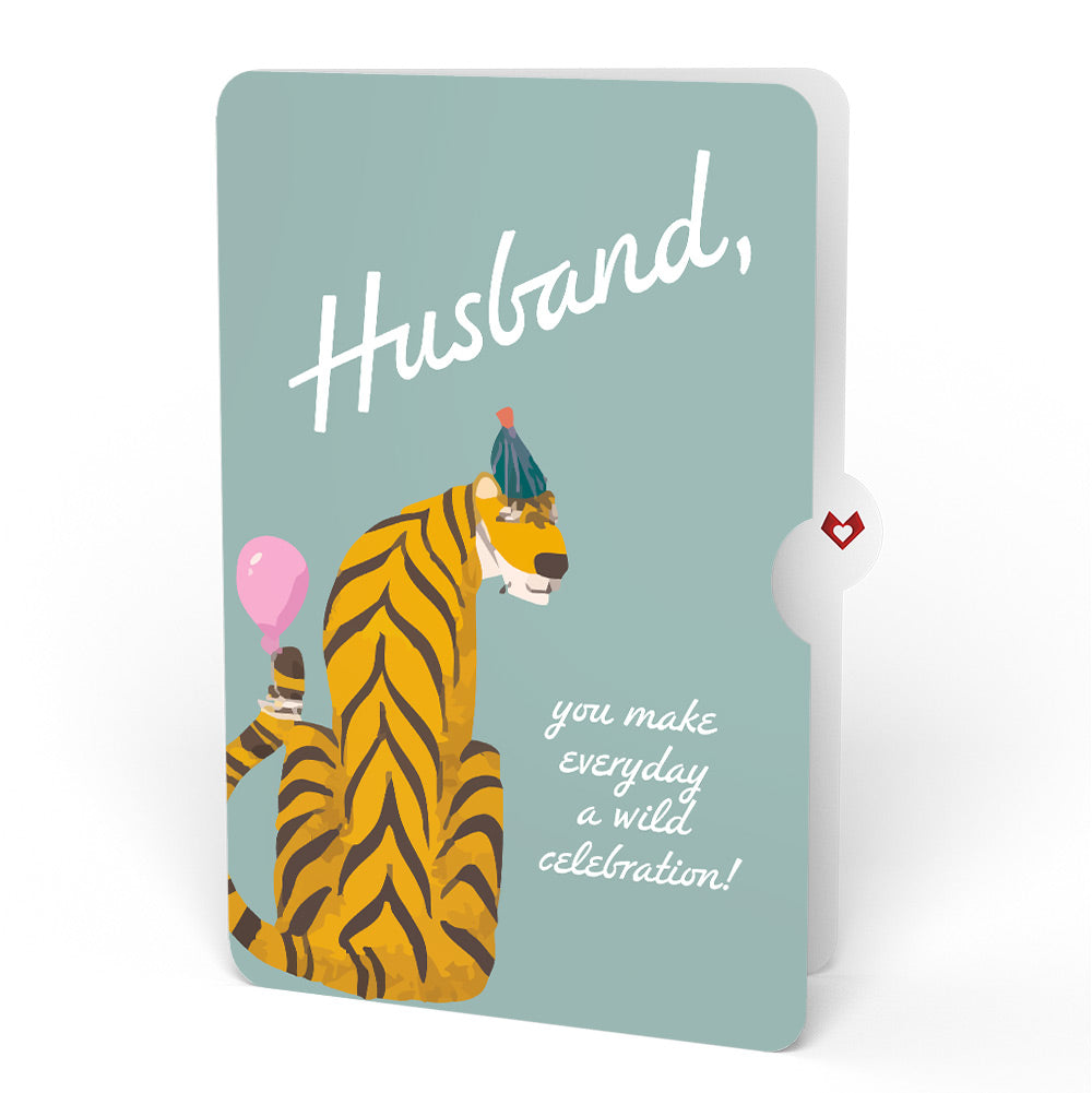 Party Animals Birthday Pop-Up Card and Sentiment Set for Husband