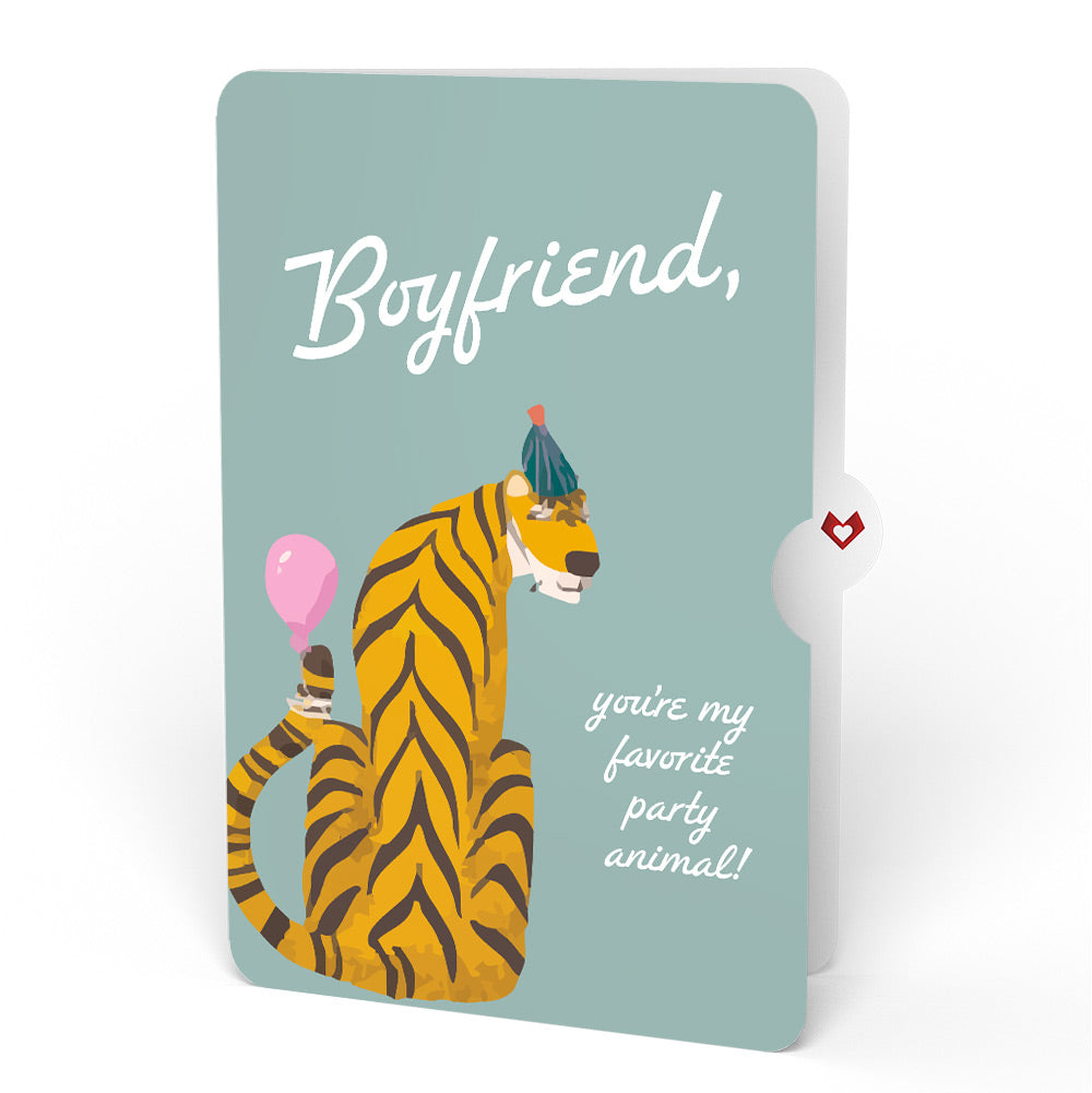 Party Animals Birthday Pop-Up Card and Sentiment Set for Boyfriend