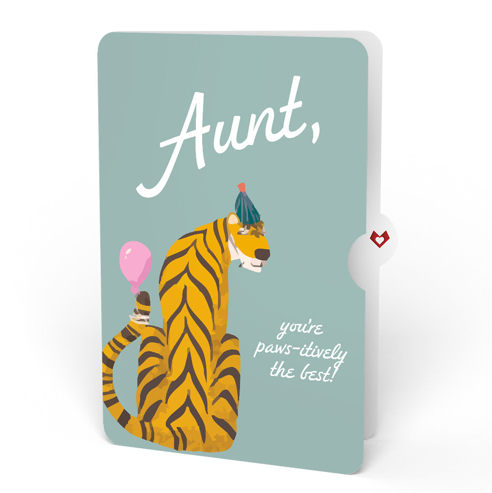 Party Animals Birthday Pop-Up Card and Sentiment Set for Aunt
