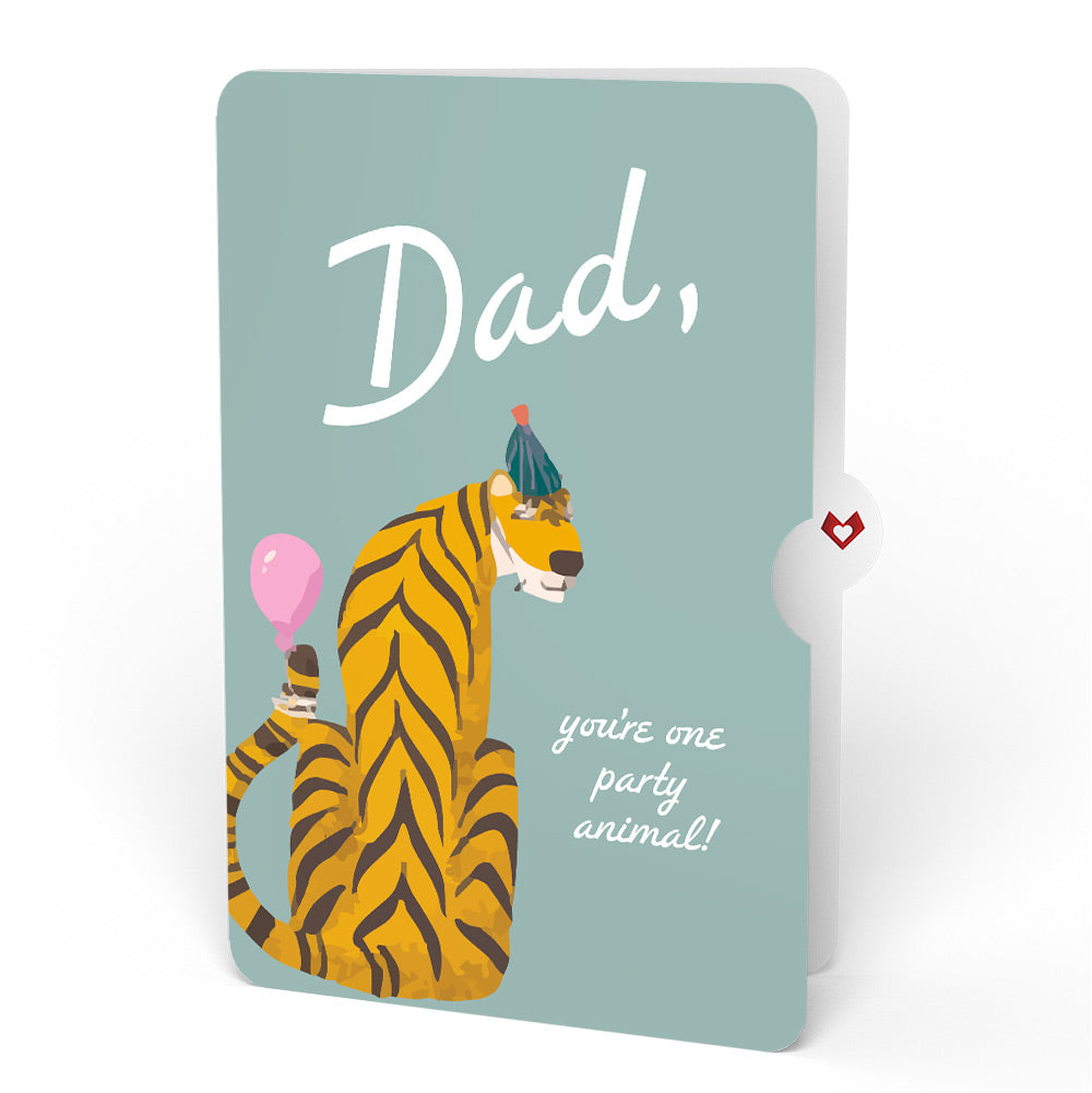 Party Animals Birthday Pop-Up Card and Sentiment Set for Dad