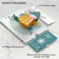 Let It Snow Winter Bunny Pop-Up Card and Sentiment Set for Dad
