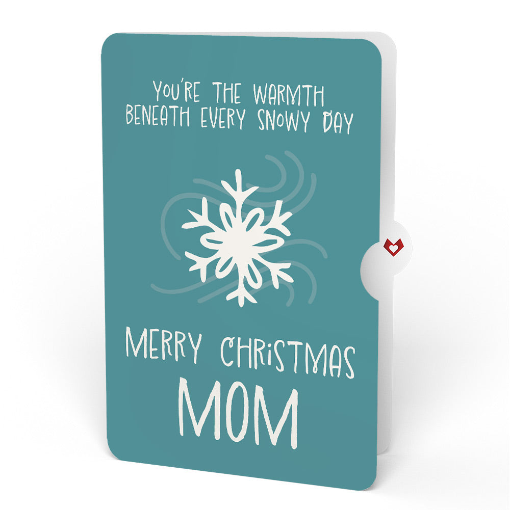 Let It Snow Winter Bunny Pop-Up Card and Sentiment Set for Mom