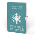 Winter Starlight Suncatcher Bouquet and Sentiment Set for Baby