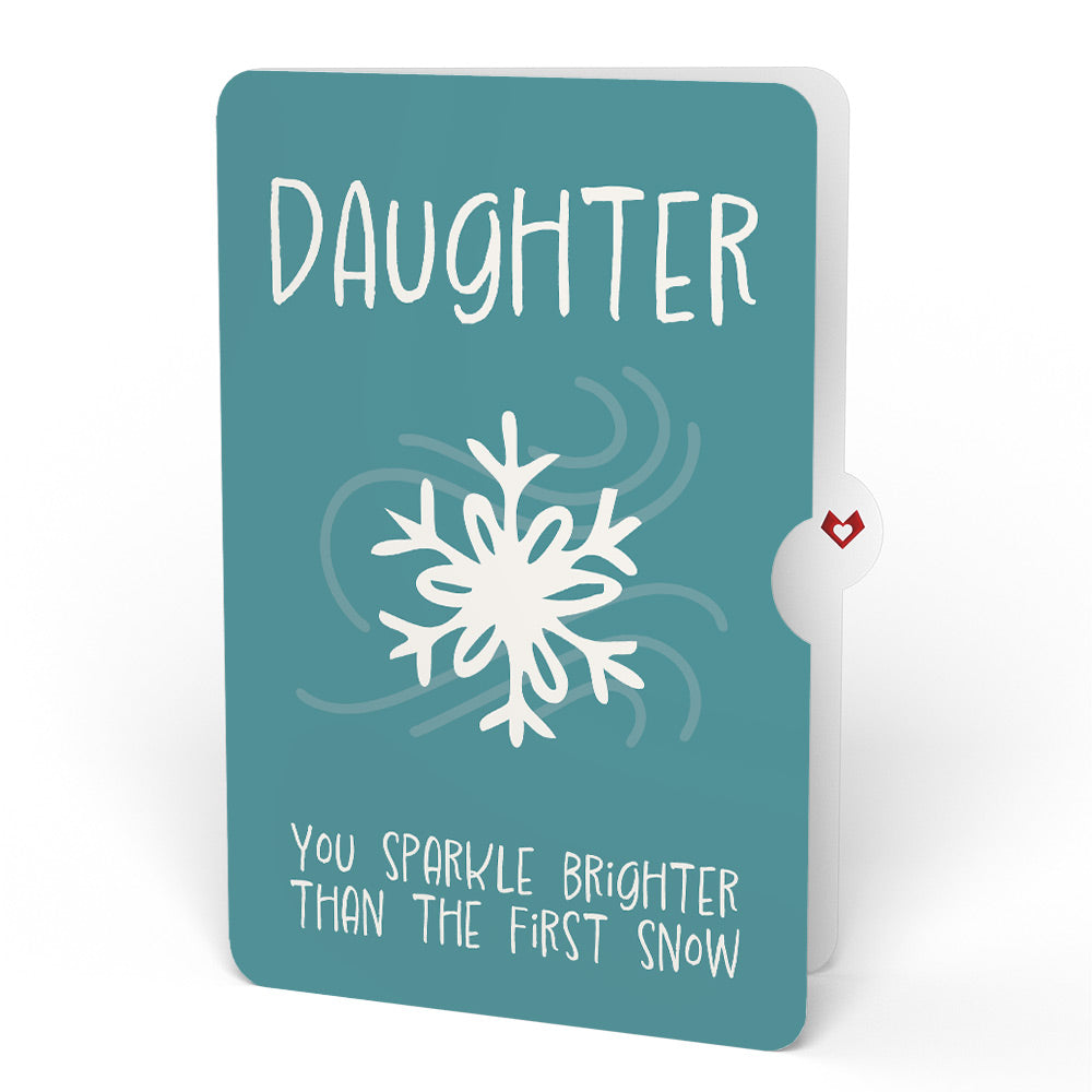 Winter Starlight Suncatcher Bouquet and Sentiment Set for Daughter