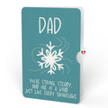 Nature's Light Polar Bear Winter Suncatcher Card and Sentiment Set for Dad