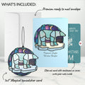 Nature's Light Polar Bear Christmas Suncatcher Card and Sentiment Set for Mom