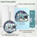 Nature's Light Polar Bear Christmas Suncatcher Card and Sentiment Set for Teacher