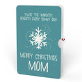 'Warm Winter Wishes' Holiday Penguin Plushpop Card and Sentiment Set for Mom