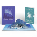 Winter Borealis Scene Pop-Up Card and Snowflake Kindness Christmas Sentiment Set