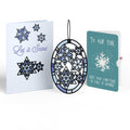 Let It Snow Snowflakes Christmas Suncatcher Card and Sentiment Set for Son