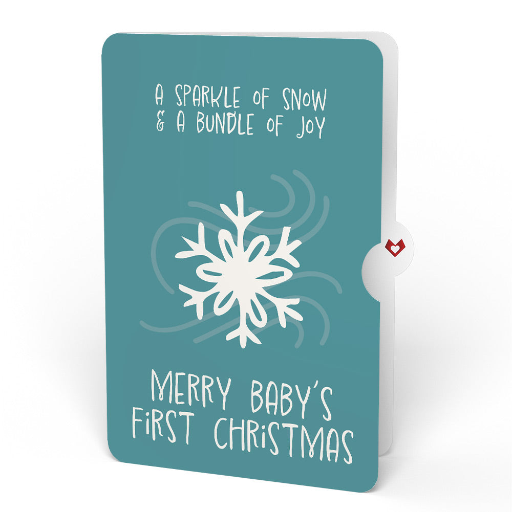 Season of Light Winter Village Light-Up Pop-Up Card and Sentiment Set for Baby
