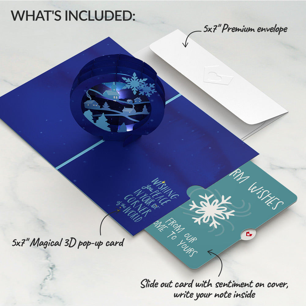 Season of Light Winter Village Light-Up Pop-Up Card and Sentiment Set