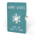 Night Sky Santa Sleigh Pop-Up Card and Snowflake Holiday Sentiment Set