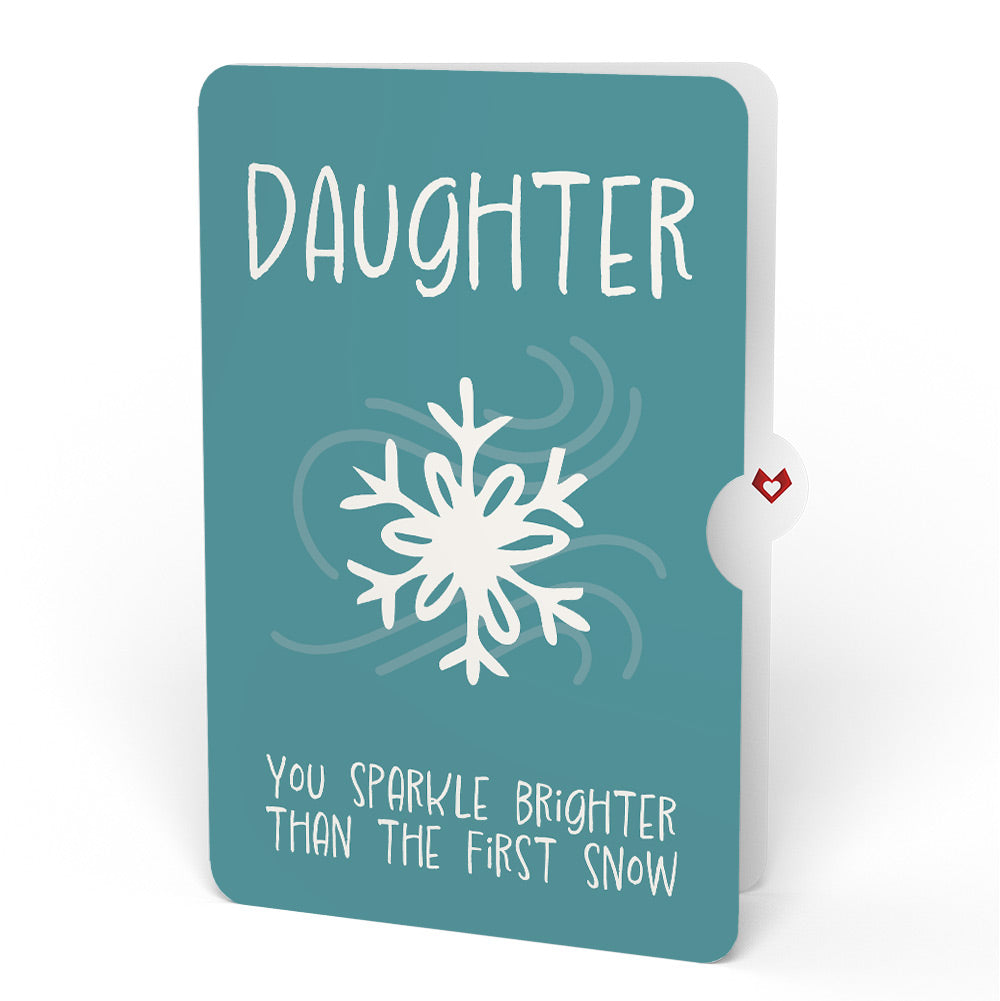 Night Sky Santa Sleigh Winter Pop-Up Card and Sentiment Set for Daughter