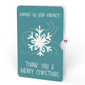 Night Sky Santa Sleigh Christmas Pop-Up Card and Snowflake Kindness Sentiment Set