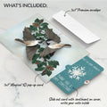 Winter Chickadees Pop-Up Card and Snowflake Kindness Christmas Sentiment Set