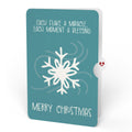 Winter Chickadees Pop-Up Card and Snowflake Christmas Sentiment Set