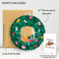 Christmas Joy Wreath and Poinsettia Sentiment Set