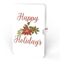 Christmas Joy Wreath and Poinsettia Holiday Sentiment Set