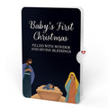 Stained Glass Christmas Chapel Pop-Up Card and Sentiment Set for Baby