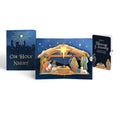 Oh Holy Night Nativity Christmas Light-Up Pop-Up Card and Blessings & Serenity Sentiment Set