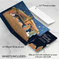 Oh Holy Night Nativity Christmas Light-Up Pop-Up Card and Blessings & Serenity Sentiment Set
