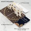 Elegant Nativity Christmas Pop-Up Card and Sentiment Set for Daughter