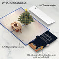 Nativity Christmas Tree Pop-Up Card and Love Sentiment Set