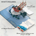 Night Sky Santa Sleigh Birthday Pop-Up Card and Sentiment Set