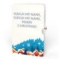Night Sky Santa Sleigh Christmas Pop-Up Card and Snow Village Sentiment Set