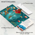 Magic of Christmas Santa's Sleigh Light-Up Pop-Up Card and Snowy Magic Thank You Sentiment Set