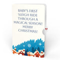 Season of Light Winter Village Light-Up Pop-Up Card and First Christmas Sentiment Set for Baby