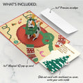 Meowy Cat-mess Christmas Pop-Up Card and Funny Tree Sentiment Set
