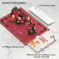 Poinsettia & Pine Christmas Pop-Up Card and Funny Cat Sentiment Set
