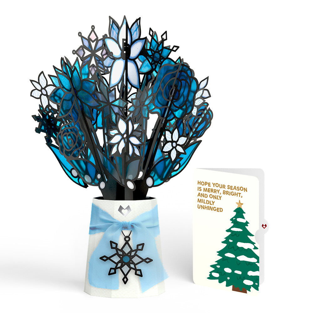 Winter Starlight Suncatcher Bouquet and Blessing Christmas Tree Sentiment Set