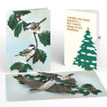Winter Chickadees Pop-Up Card and Funny Christmas Tree Sentiment Set
