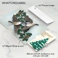 Winter Chickadees Pop-Up Card and Blessing Christmas Tree Sentiment Set