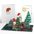 Christmas Gnomes Pop-Up Card and Funny Tree Sentiment Set