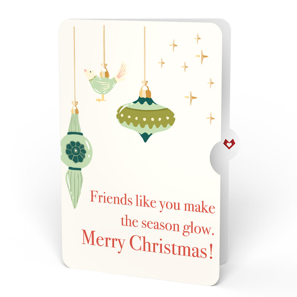 All Is Bright Holiday Reindeer Light-Up Pop-Up Card and Sentiment Set for Friend