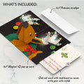 All Is Bright Holiday Reindeer Light-Up Pop-Up Card and Sentiment Set for Friend
