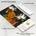 All Is Bright Holiday Reindeer Light-Up Pop-Up Card and Sentiment Set for Son