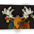 All Is Bright Holiday Reindeer Light-Up Pop-Up Card and Sentiment Set for Dad