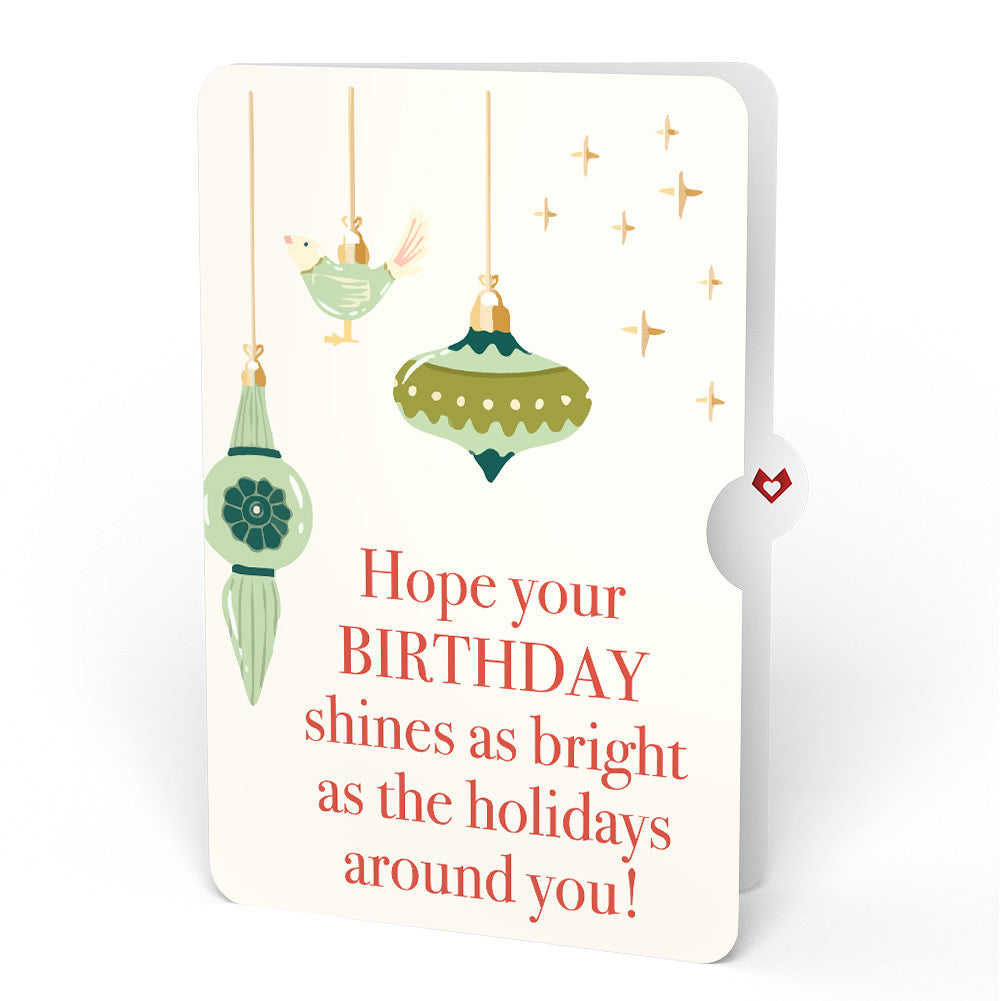 All Is Bright Holiday Reindeer Light-Up Pop-Up Card and Birthday Sentiment Set