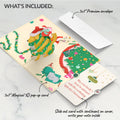 Feliz Naughty Dog Christmas Pop-Up Card and Sentiment Set for Family