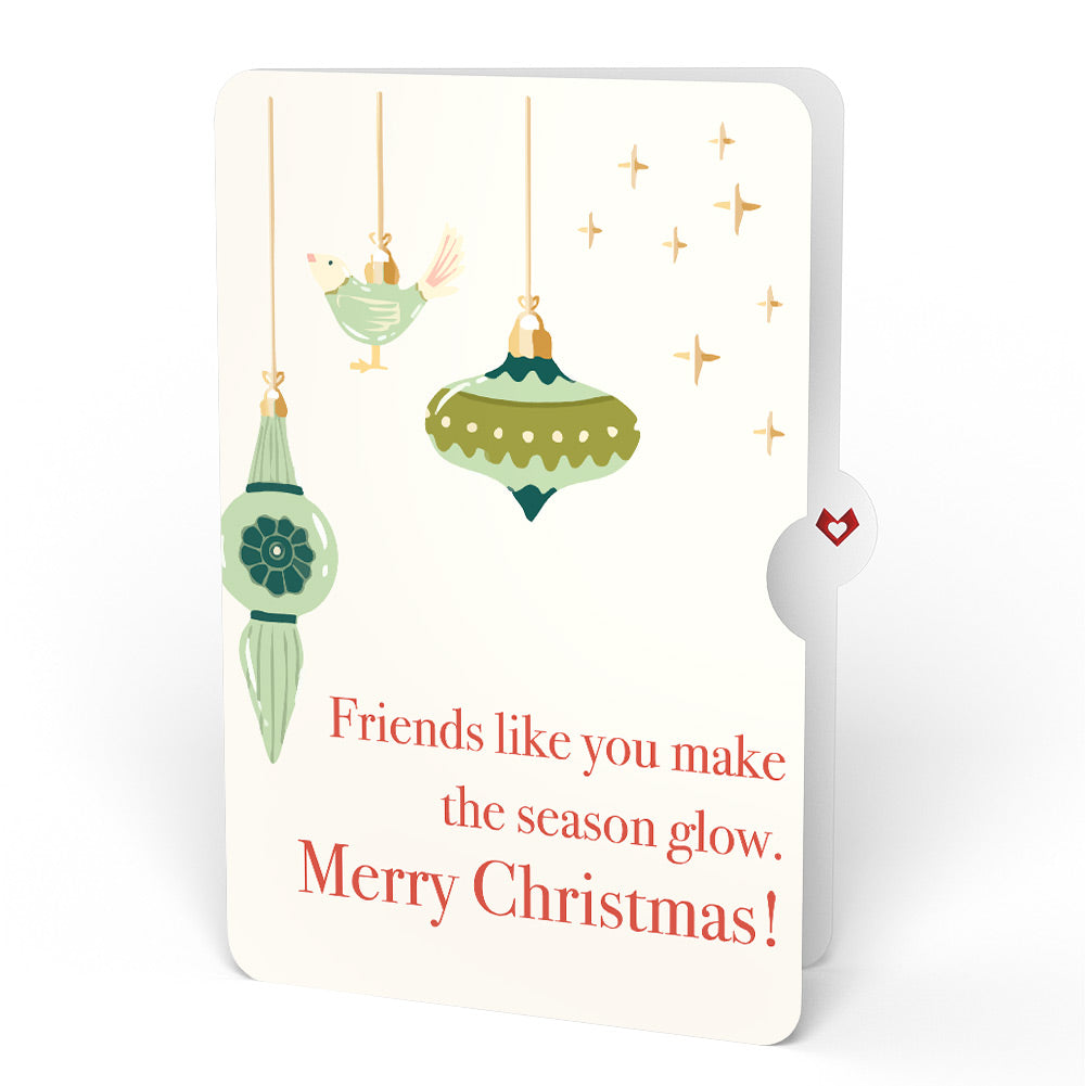 Christmas Sleigh Ride Loooooong Card™ (Expands to 2 feet) and Sentiment Set for Friend