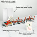 Christmas Sleigh Ride Loooooong Card™ (Expands to 2 feet) and Sentiment Set for Son