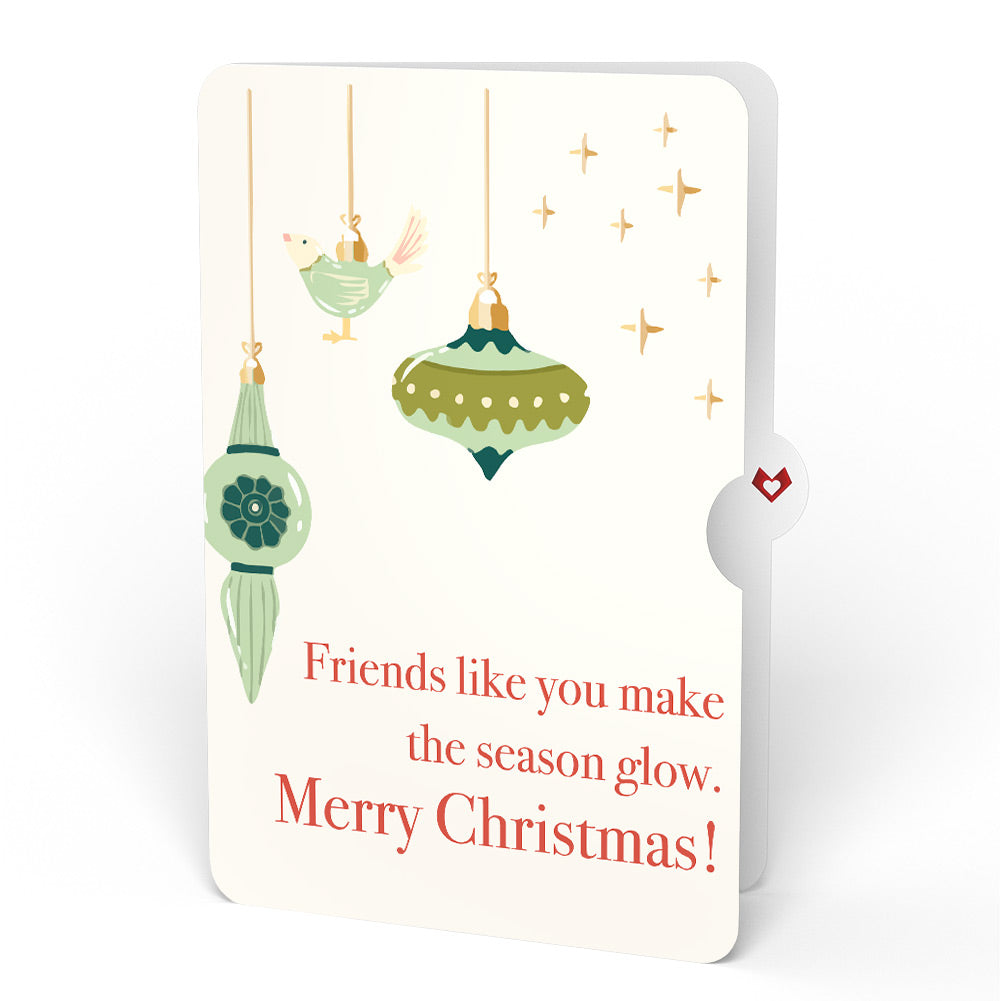 The Nutcracker Christmas Magic Music and Lights Pop-Up Card and Twinkling Ornaments Sentiment Set for Friend