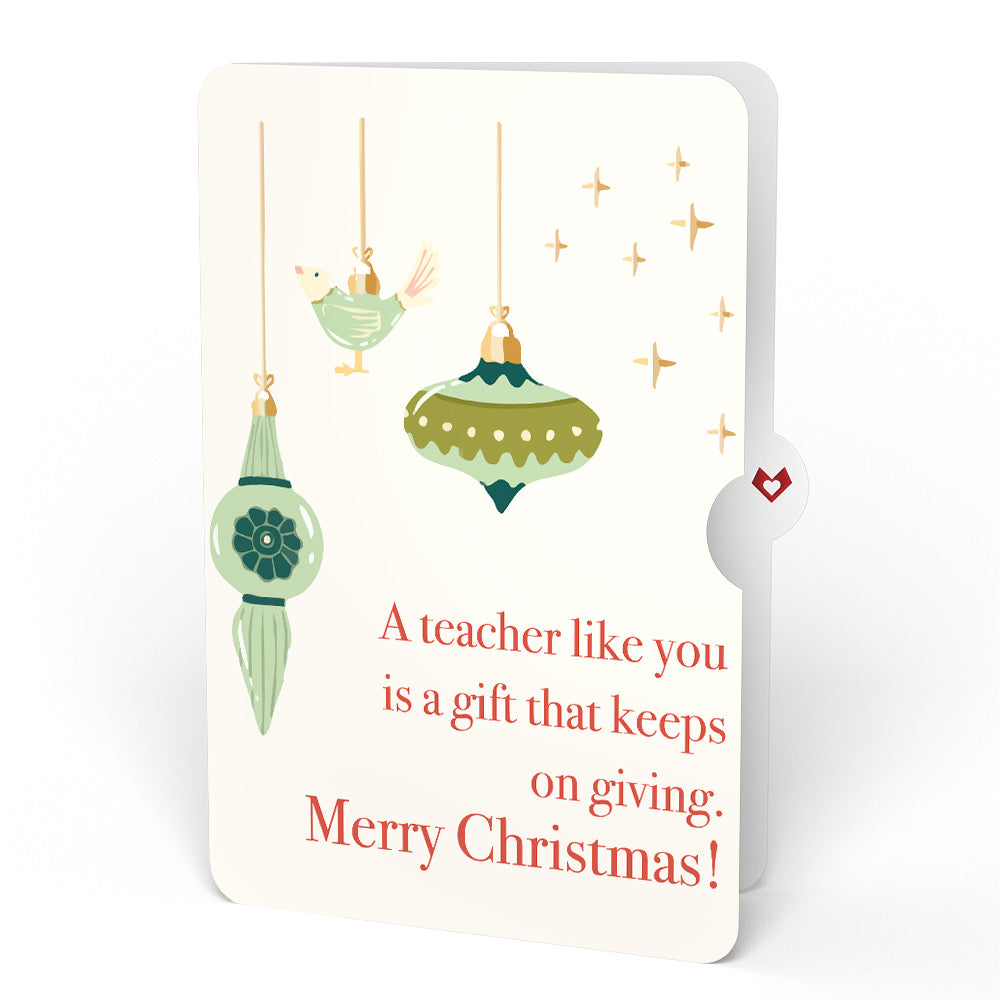 The Nutcracker Christmas Magic Music and Lights Pop-Up Card and Sentiment Set for Teacher