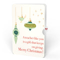 The Nutcracker Christmas Magic Music and Lights Pop-Up Card and Sentiment Set for Teacher