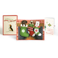 Christmas Dog Stockings Pop-Up Card and Sentiment Set for Teacher